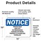 Signmission Private Road Keep Out No Trespassing Hunting OSHA Notice Sign, Vinyl Decal, 14in W x 10in L, 2PK OS-2PACK-NS-D-1014-L-17870 - alternate 3